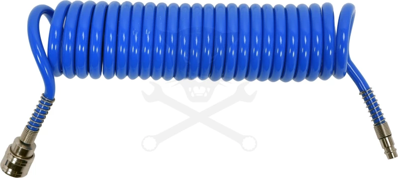 Levegőcső spirál 5 m kék - szerelt 8 mm / 5 mm PU - Yato