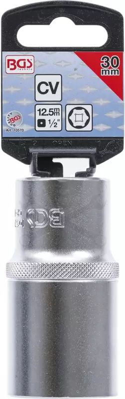 Dugókulcs - crowafej 1/2" 6 lap hosszú 30 mm BGS