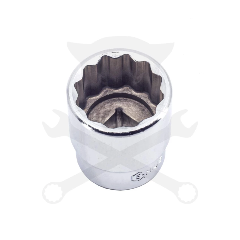 Dugókulcs - crowafej 1/2" 12 szög normál 34 mm Genius