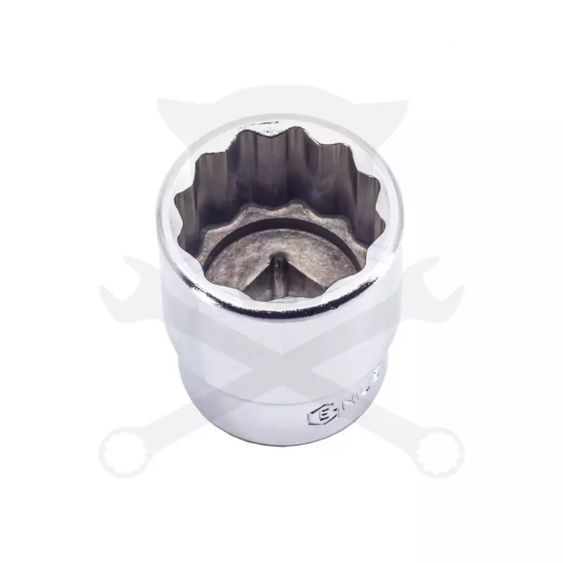 Dugókulcs - crowafej 1/2" 12 szög normál 34 mm Genius