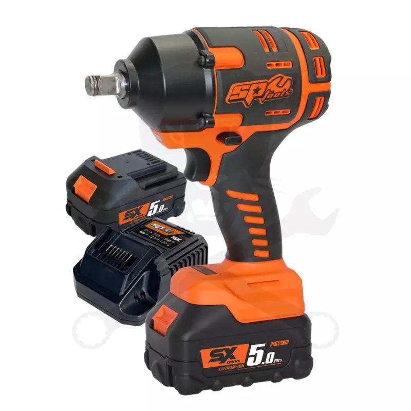 Ütvecsavarozó, akkus 18V 970 Nm 1/2" 2db 5Ah - SP Tools