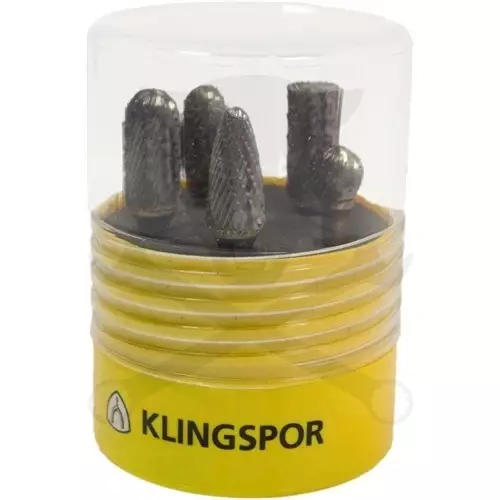 Turbómaró készlet 5 db-os 6 mm-es szárral - Volfram-Karbid - Klingspor