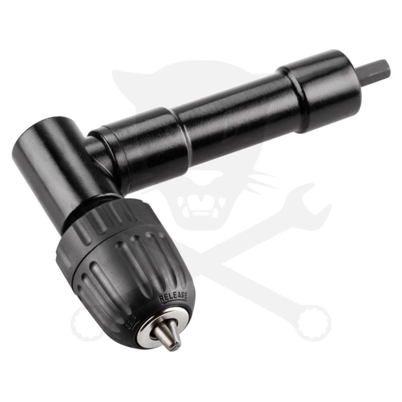 Sarokfúró adapter 90° ipari 1/4", gyorstokmánnyal - Graphite
