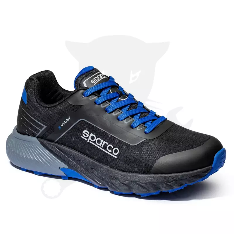 Munkacipő orrvédelem nélküli SPARCO - S-Park GAP O1 SR FO HRO Fekete-Kék 37