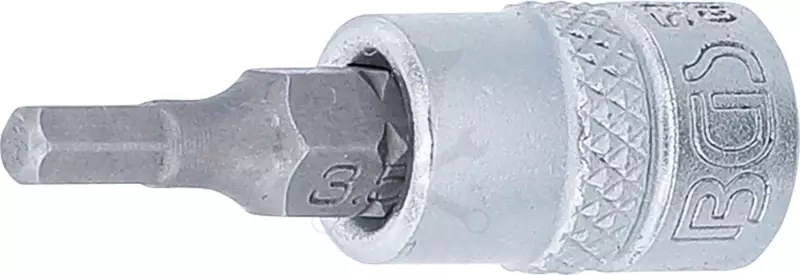 Rátűzőkulcs - crowa+bit készlet 1/4" imbusz 3,5 mm - BGS
