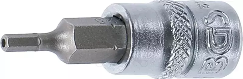 Rátűzőkulcs - crowa+bit 1/4" lyukas imbusz 2,5 mm - BGS
