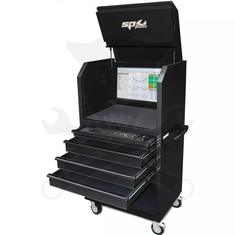 Szerszámos kocsi  4 fiókos - Diagnosztikai állomás - SP Tools