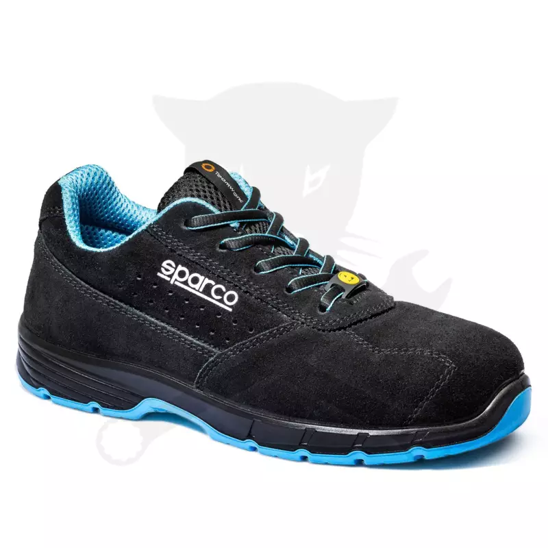 Munkavédelmi cipő SPARCO - Horizon Moreno S1PS fekete-kék 46-os