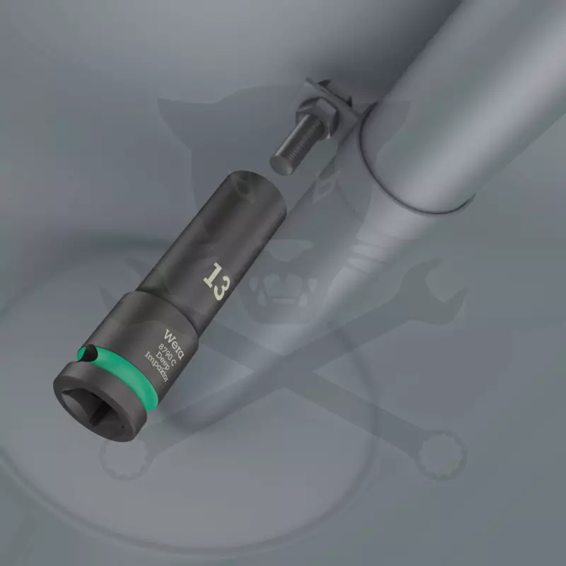 Légkulcsfej készlet 1/2" 11 db-os hosszú 13-27 mm Zyklop Impaktor -