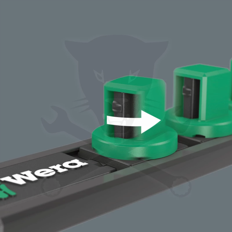 Légkulcsfej készlet 1/2"  9 db-os 13-21 mm Zyklop Impaktor - Wera