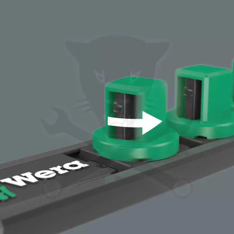 Légkulcsfej készlet 1/2" 9 db-os 13-21 mm Zyklop Impaktor - Wera