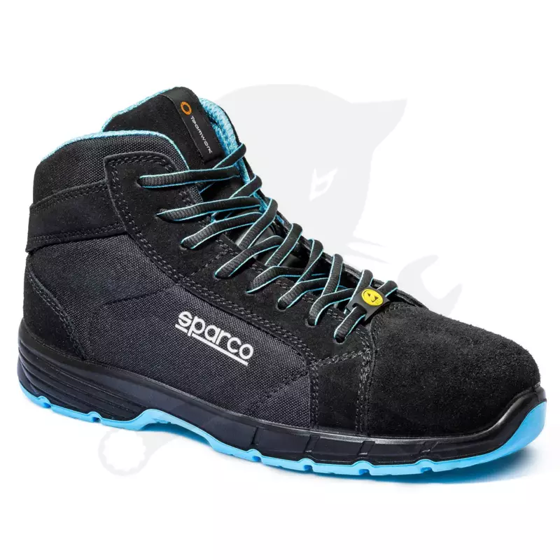 Munkavédelmi bakancs SPARCO - Horizon-H FARGO ESD S3S SR FO Fekete-Kék 38-as