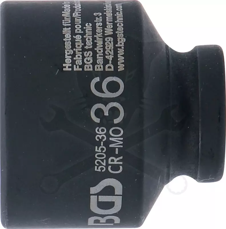 Légkulcsfej 1/2" 6 l.n. 36-os - BGS