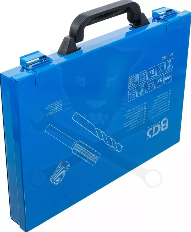 Menetjavító készlet 130 db-os: M5-M6-M8-M10-M12