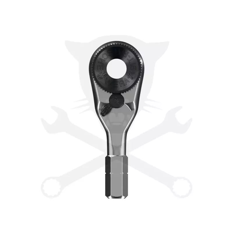Racsnis fej mini 1/4" / 1/4" 8011 Zyklop Mini 4 Bit - Wera