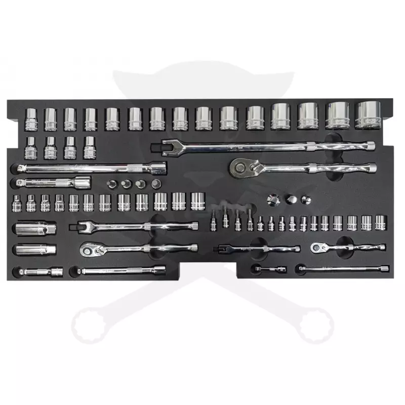 Szerszámos láda felszerelt SP Tools szerszámokkal 130 részes -