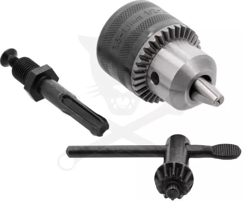 Fúrótokmány, fogaskoszorús 1.5-13 mm 1/2" + SDS Plus adapter - Yato