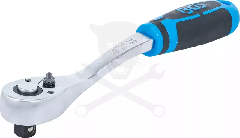 Crowa racsnis kulcs 1/2" 90 fogú, irányváltós - BGS