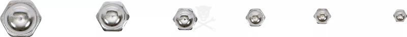 Anyacsavar készlet 150 db-os zárt M3 - M10 - BGS