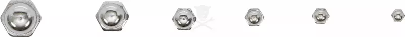 Anyacsavar készlet 150 db-os zárt M3 - M10 - BGS