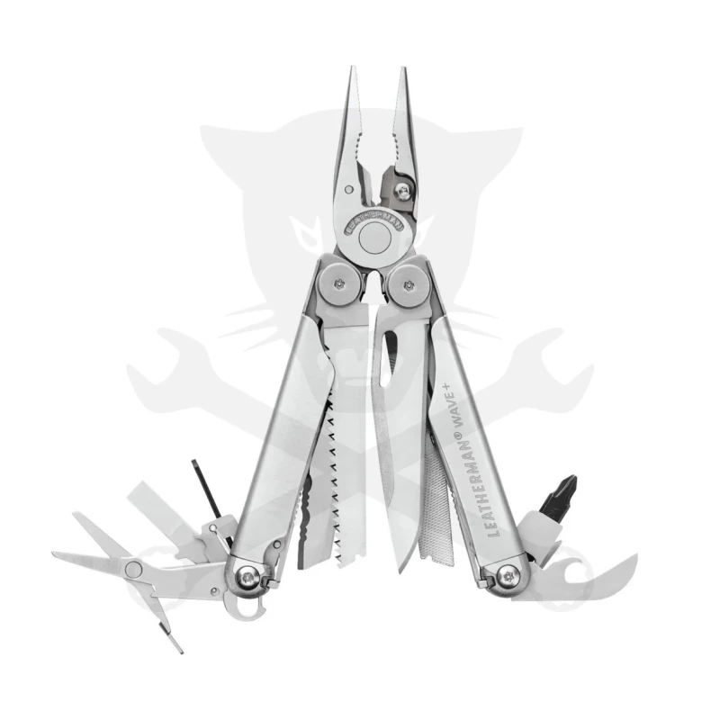 Multifunkciós szerszám Leatherman Wave Plus króm + Gyöngyvászon tok
