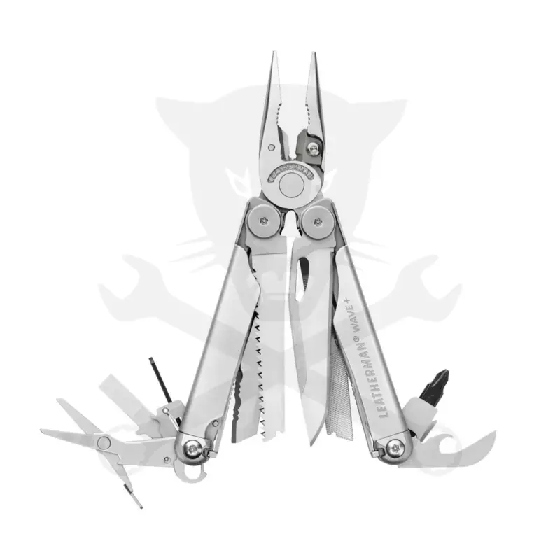 Multifunkciós szerszám Leatherman Wave Plus króm + Gyöngyvászon tok