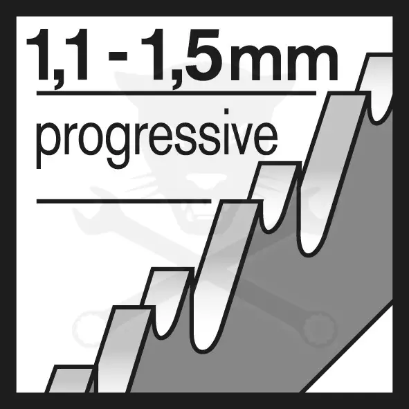Fűrészlap dekopírfűrészhez, fémre 92 mm T118A - 5db - Bosch