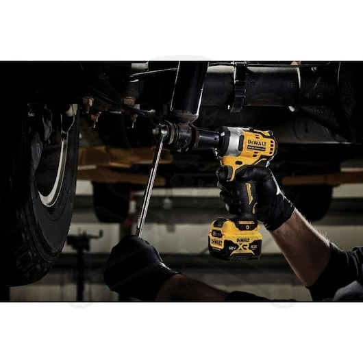 Ütvecsavarozó, akkus 12V 542 Nm 3/8 gyűrűs 1db 5Ah - DeWalt