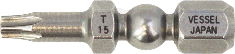 Bit torx 1/4" T15*30 mm - 5 db/doboz - Vessel