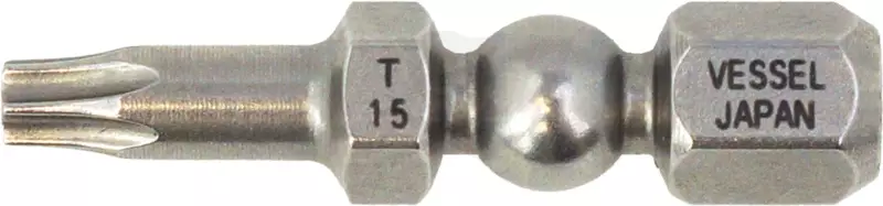 Bit torx 1/4" T15*30 mm - 5 db/doboz - Vessel