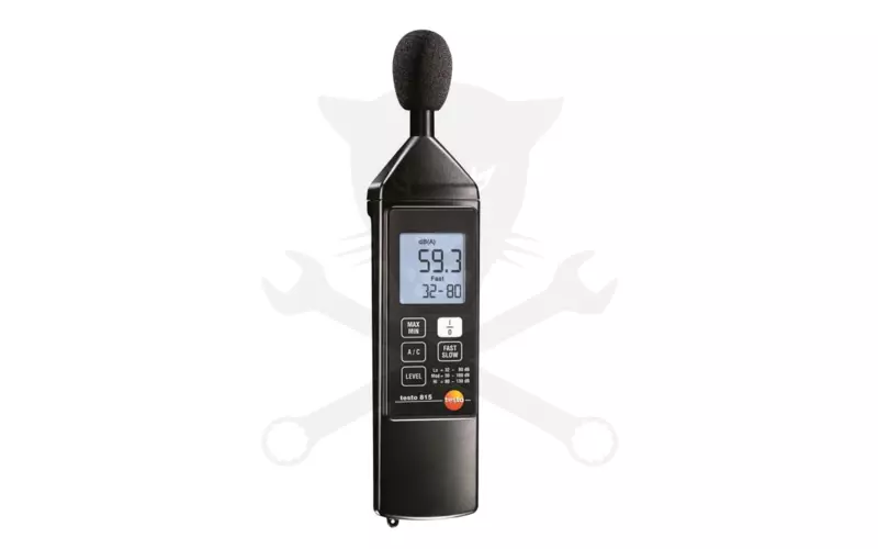 Zajszintmérő 30-130 dB /31,5 Hz - 8 kHz/ - digitális, TESTO 815