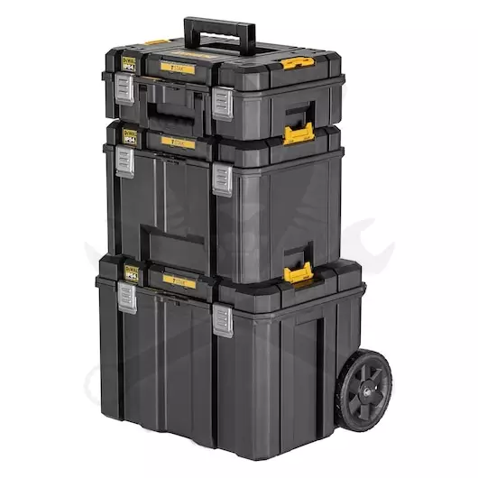 Szerszámos láda gurulós szett - TSTAK - IP54 vízálló - DeWalt