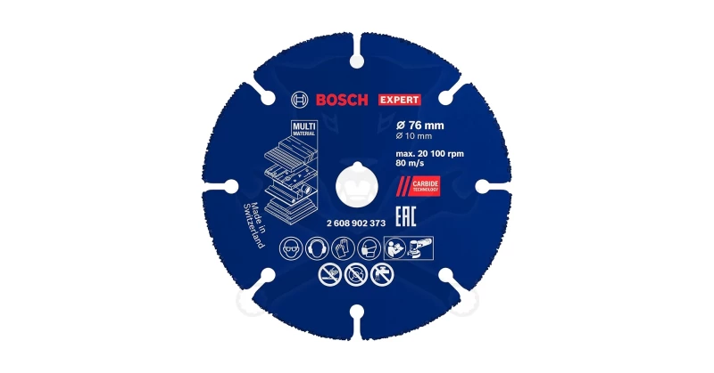Vágókorong  76 x 10 mm gyémánttárcsa univerzális - Bosch Expert