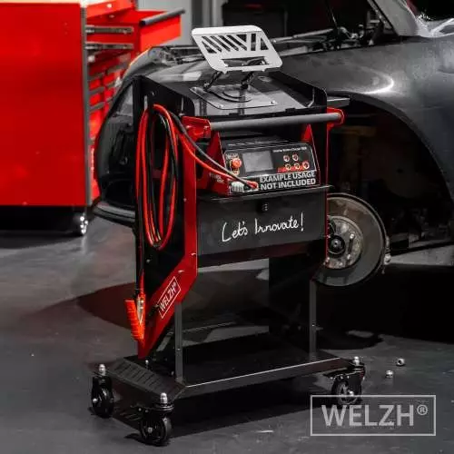 Szerszámos kocsi  diagnosztikai állomáshoz monitor tartóval
