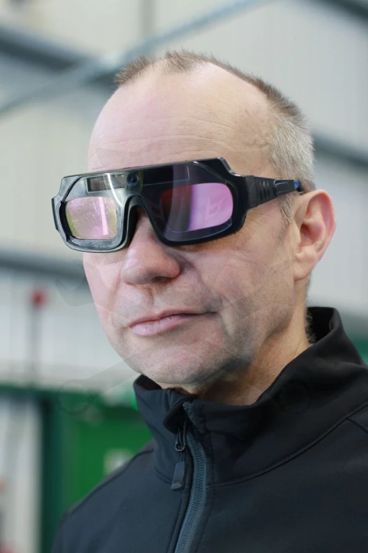Hegesztőszemüveg lánghegesztéshez AUTOMATA - DIN 11 - Laser