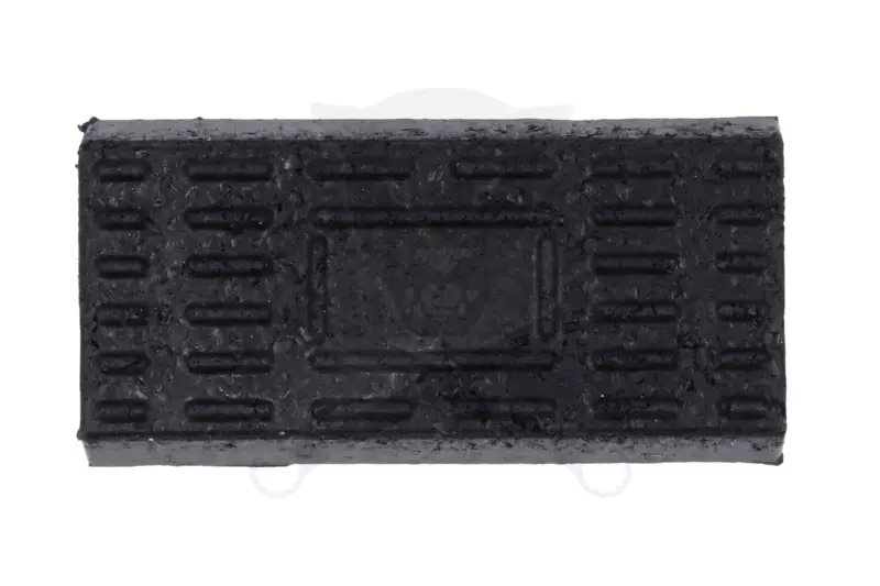 Gumikocka téglatest 200x100 x 25 mm magas - tömör - Laser