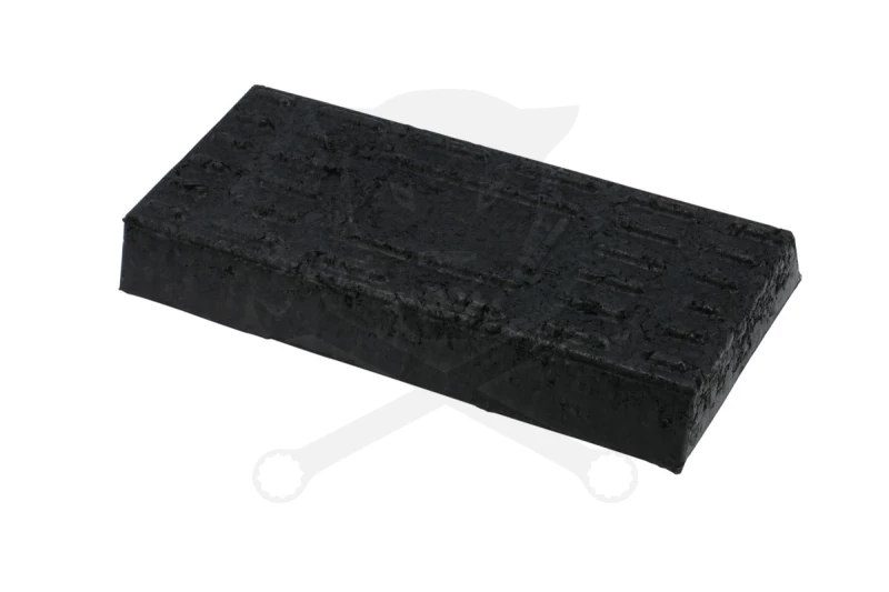 Gumikocka téglatest 200x100 x 25 mm magas - tömör - Laser
