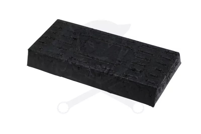 Gumikocka téglatest 200x100 x 25 mm magas - tömör - Laser