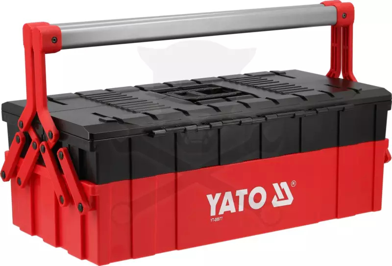 Szerszámos láda harmónika 3 rekeszes 460 mm - műanyag - Yato