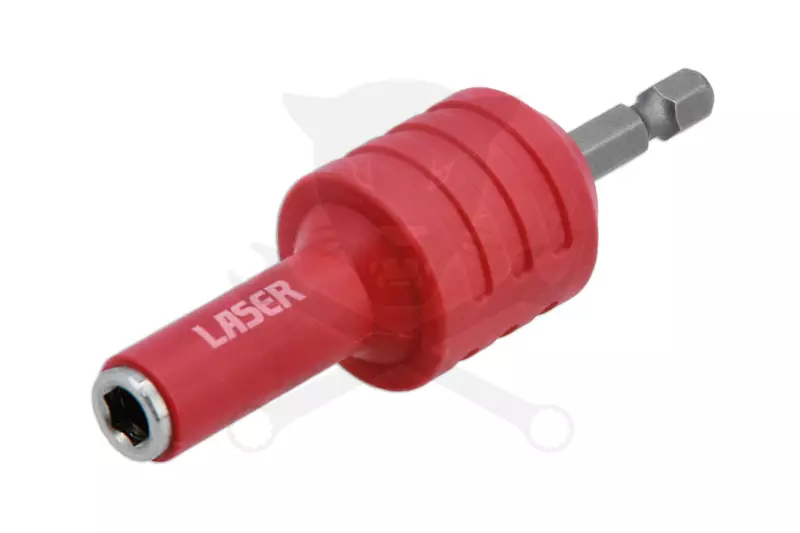Szigetelt VDE 1000 V 1/4" külső hatlap / 1/4" bittartó adapter -Laser