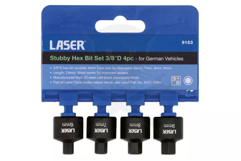 Féknyeregkulcs készlet 4 db-os imbusz H6-H7-H8-H9 mm Audi TT, A6-A8- MB