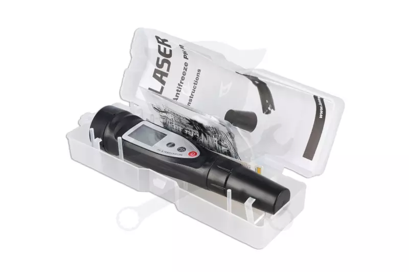Fagyálló mérő készülék - PH mérő / 0-14 PH - Laser Tools