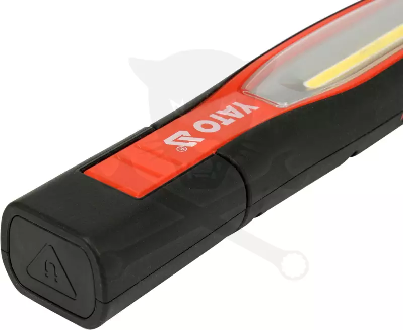 Szerelőlámpa LED COB + 1 ledes dönthető profi akkus szerelőlámpa Yato