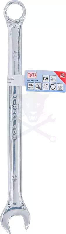 Csillag-villáskulcs extra hosszú kivitel 14 mm - BGS