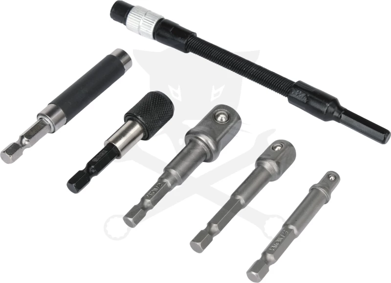 Adapter készlet 1/4"-3/8"-1/2"-1/4" 6 db-os készlet - Yato