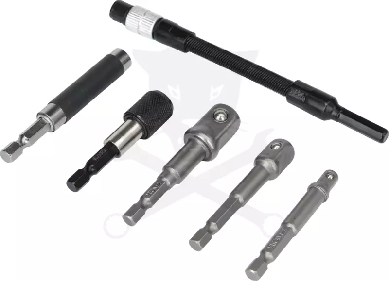 Adapter készlet 1/4"-3/8"-1/2"-1/4" 6 db-os készlet - Yato