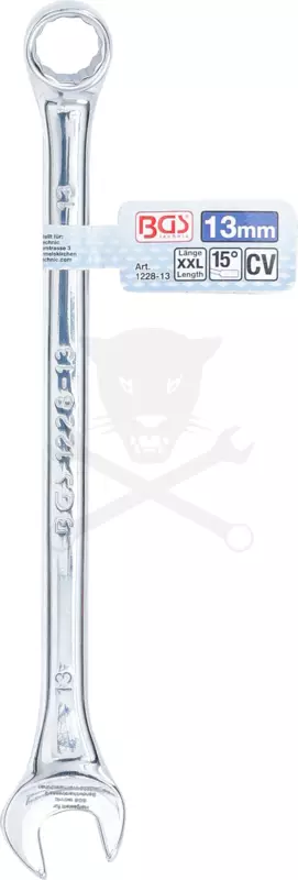 Csillag-villáskulcs extra hosszú kivitel 13 mm - BGS