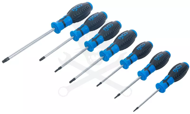 Csavarhúzó készlet torx 7 részes T10-T40 - BGS
