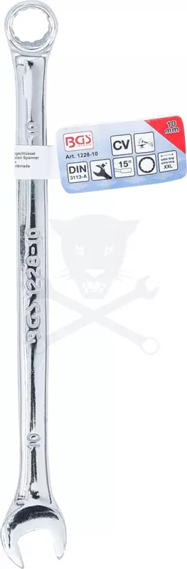 Csillag-villáskulcs extra hosszú kivitel 10 mm - BGS