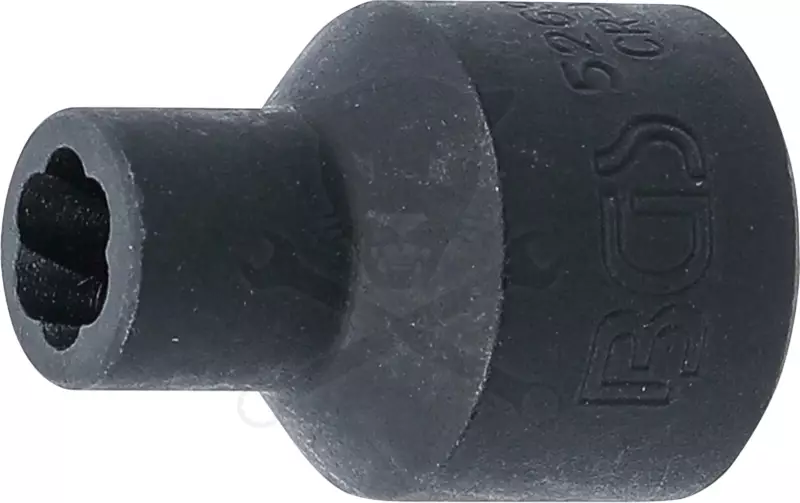 Kerékőr leszedő dugófej 1/2" rövid  8 mm-es - BGS